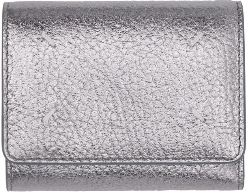 Maison Margiela Silver Four Stitches Wallet Maison Margiela