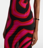 Pucci Labirinto halterneck maxi dress