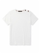 Loro Piana Kids - Coastline Linen-Jersey T-Shirt - White