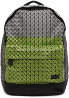 Bao Bao Issey Miyake Yellow & Grey Matte Daypack Backpack