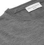 OFFICINE GÉNÉRALE - Nina Mélange Wool and Silk-Blend Sweater - Gray