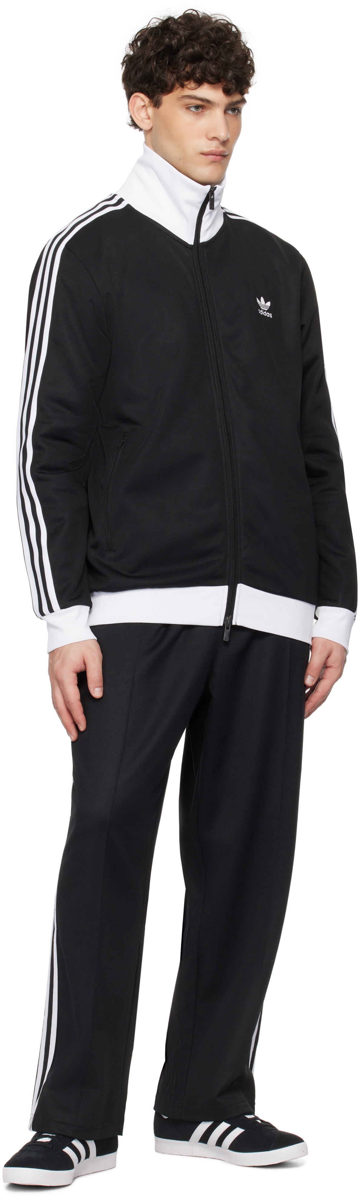 adidas Originals Black Adicolor Classics Beckenbauer Track Jacket