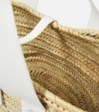 Chloe - Sense Medium raffia tote bag