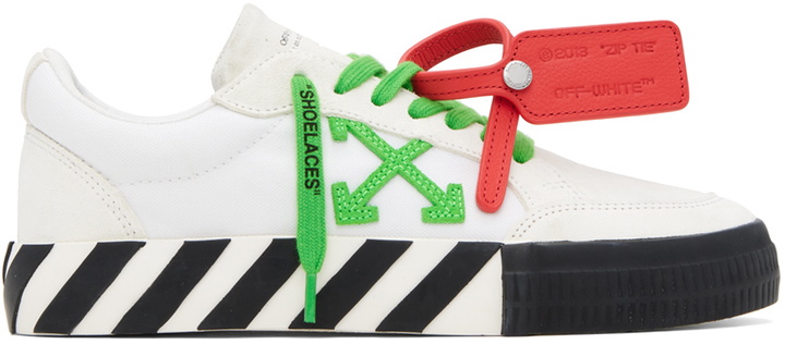 Photo: Off-White White Vulcanized Sneakers