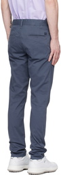 BOSS Navy Slim-Fit Trousers