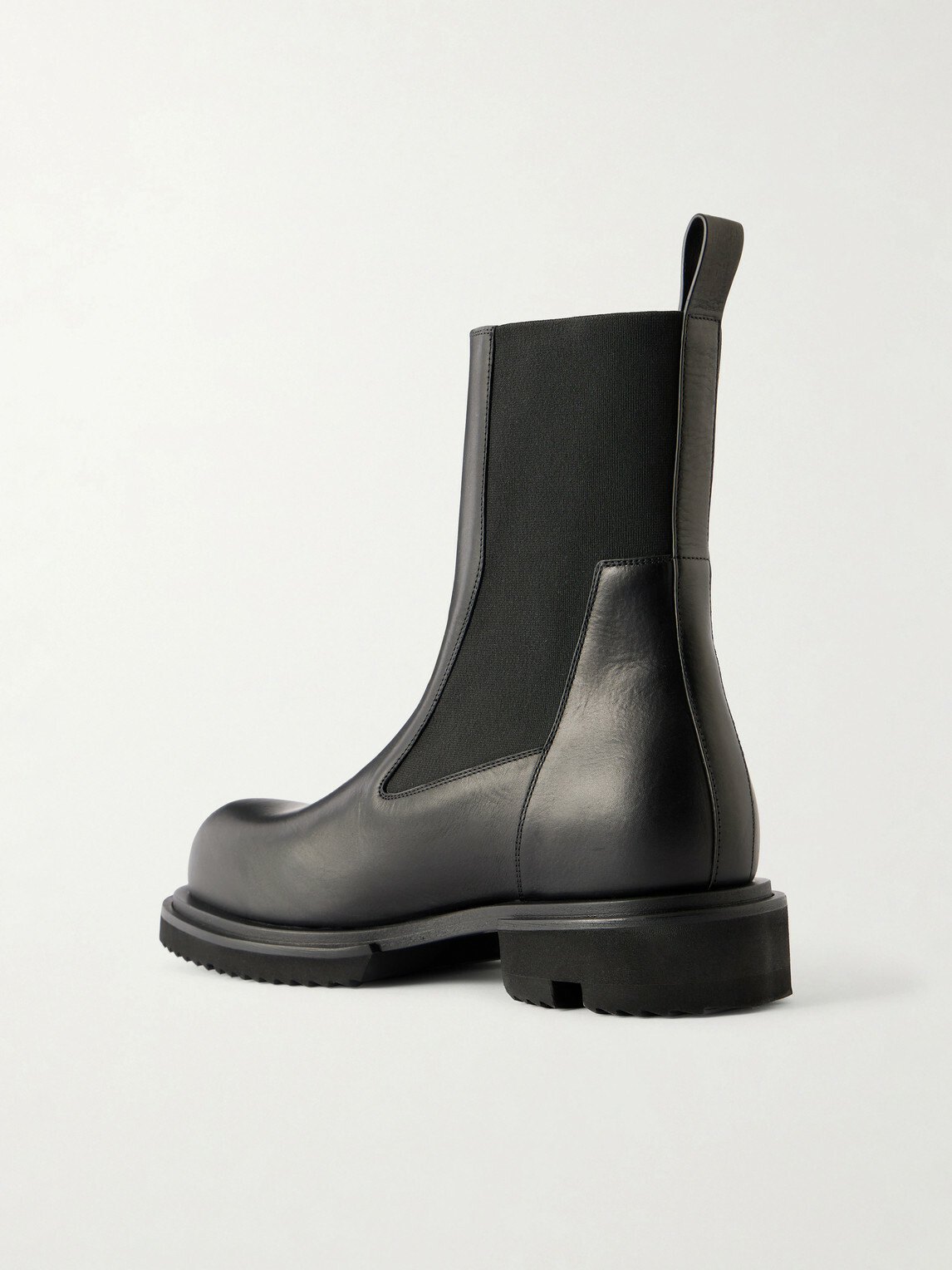 Rick Owens - Beatle Leather Chelsea Boots - Black