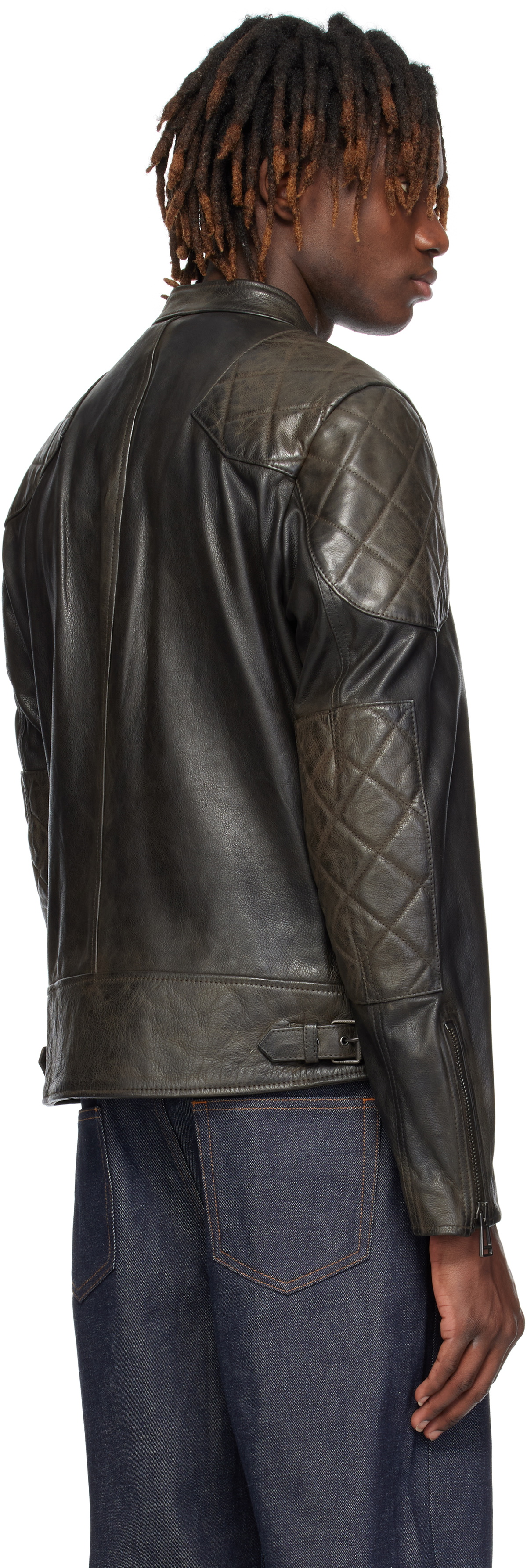 Belstaff Black Outlaw Leather Jacket
