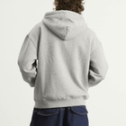 Avirex Men's Script Logo Zip Hoodie in Heather Grey