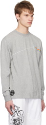 UNDERCOVER Gray Print Long Sleeve T-Shirt