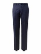 Caruso - Slim-Fit Prince of Wales Checked Wool Suit Trousers - Blue