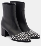 Alaïa 60 embellished leather ankle boots