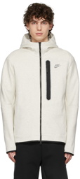 Nike Beige NSW Tech Fleece Hoodie