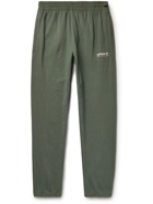 adidas Originals - Tapered Logo-Print Cotton-Jersey Sweatpants - Green
