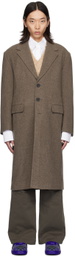 lesugiatelier Brown Tailored Long Coat