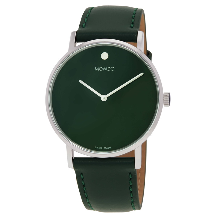 Photo: Movado Signature Quartz Green Dial Unisex Watch 0608101