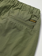 OrSlow - New Yorker Straight-Leg Cotton-Ripstop Drawstring Trousers - Green