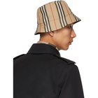 Burberry Reversible Cotton Icon Stripe Bucket Hat