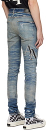 AMIRI Indigo Staggered Jeans