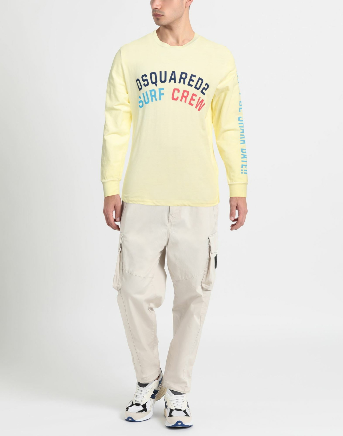 Dsquared2 Mens T-shirt Pastel in Yellow