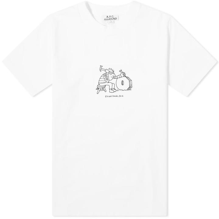 Photo: A.P.C. x JJJJound Rough Tee