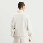 END. Slice Half Zip Sweat in Smoke White