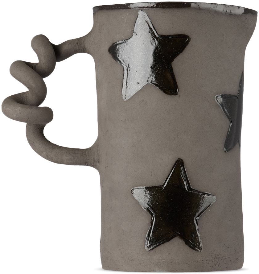 Harlie Brown Studio SSENSE Exclusive Black Stars Wiggle Jug