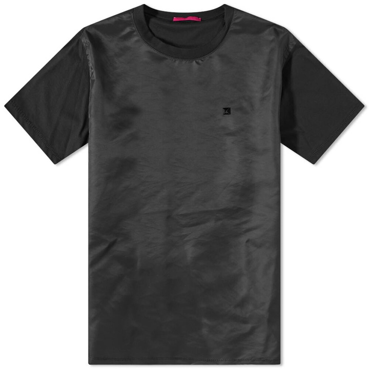 Photo: Valentino Men's Nylon Panel Stud T-Shirt in Nero