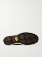 Visvim - Skagway Lo Leather-Trimmed Canvas Sneakers - Blue