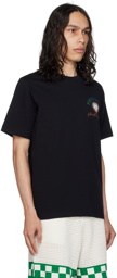 Casablanca SSENSE Exclusive Black 'For The Peace' T-Shirt