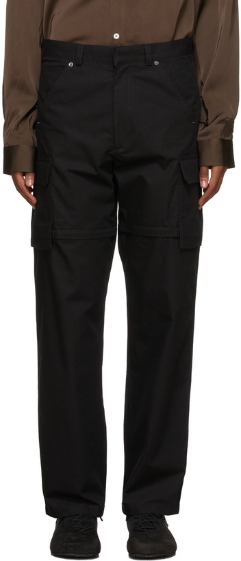 Photo: Jacquemus Black La Montagne 'Le Pantalon Pêche' Cargo Pants