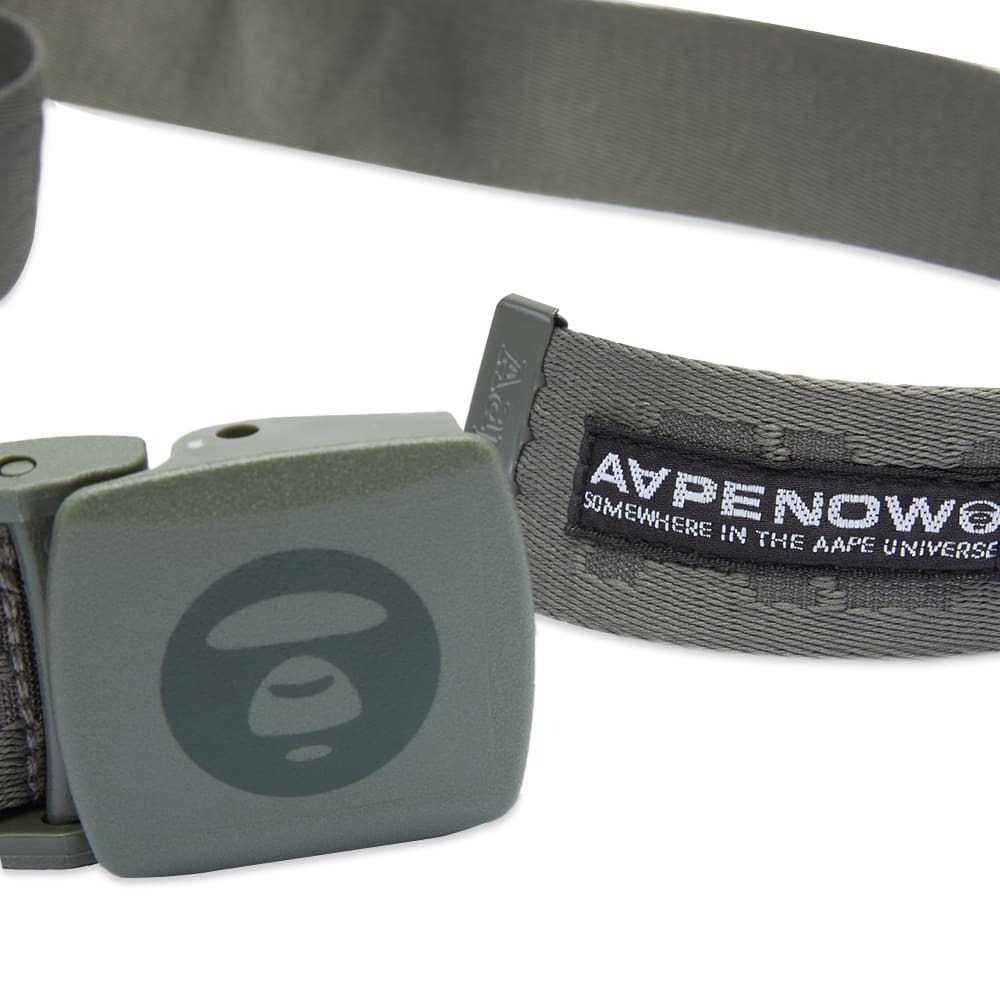 Men's AAPE Web Belt in Khaki