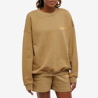 Adanola Women's Resort Sports Oversized Sweatshirt in Deep Sand/Cream