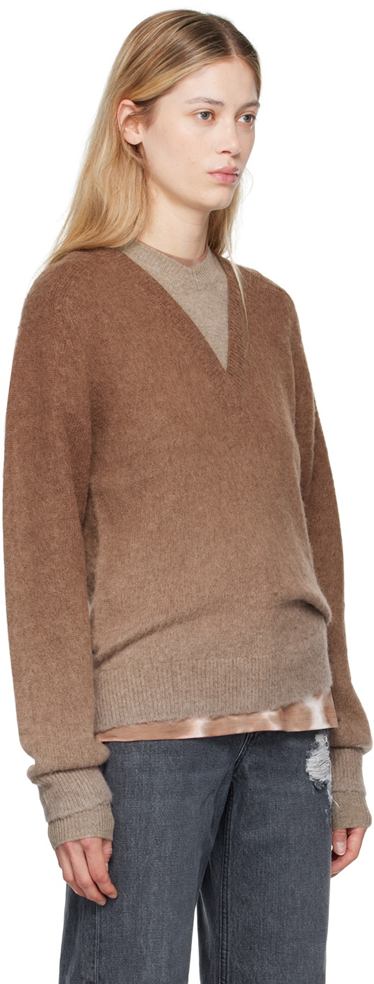 JW Anderson Brown Gradient Sweater JW Anderson