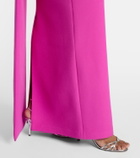 Safiyaa Embellished caped gown