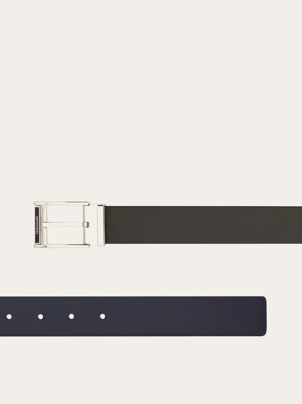 Ferragamo Mens Reversible and adjustable belt in Brown