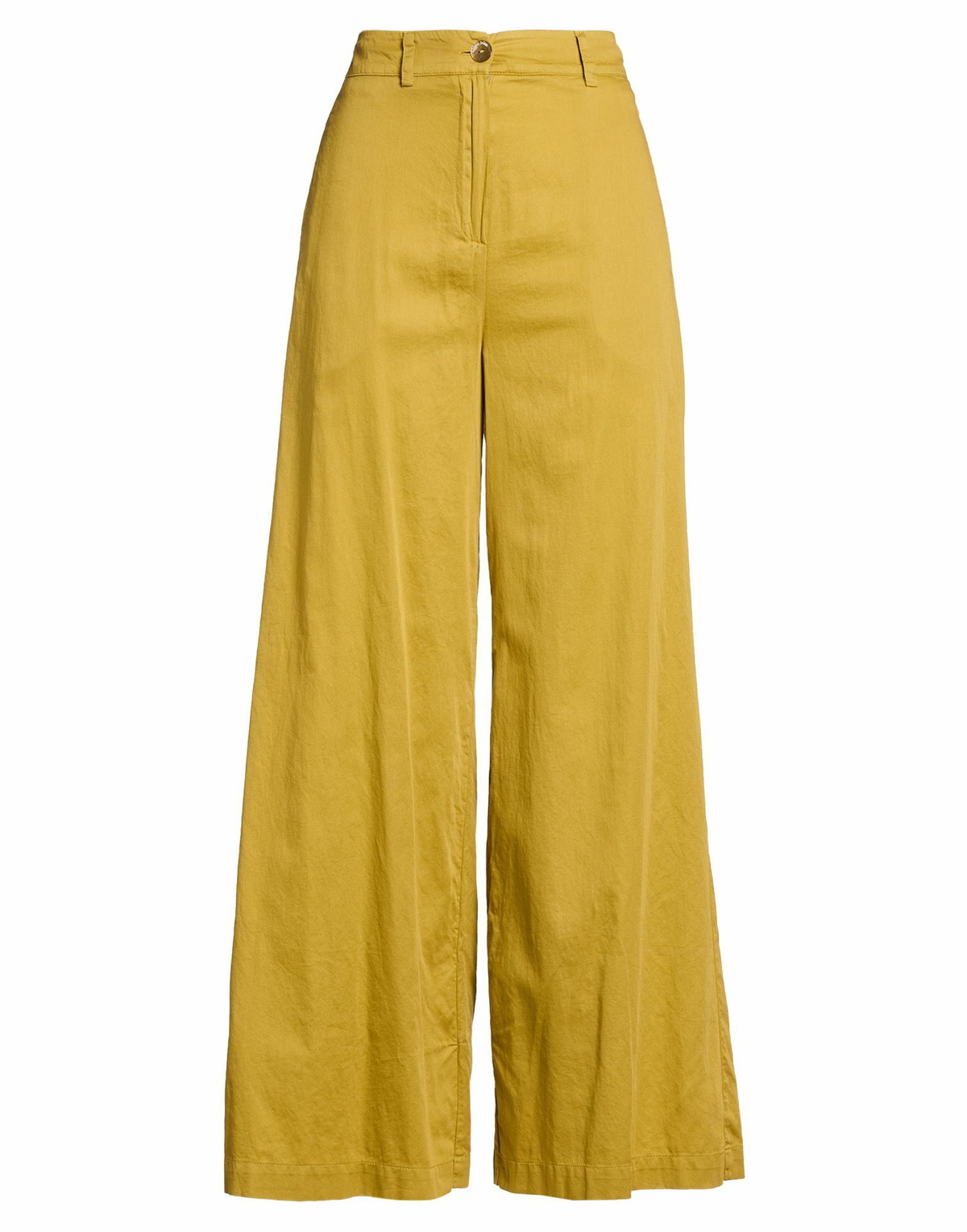 Alessia Santi Womens Pants Mustard