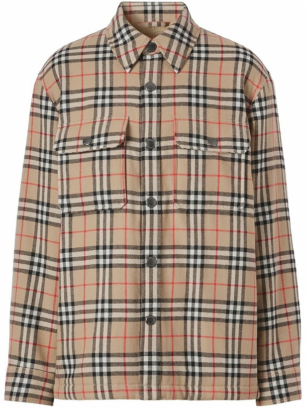 Photo: BURBERRY - Calmore Check Wool Jacket