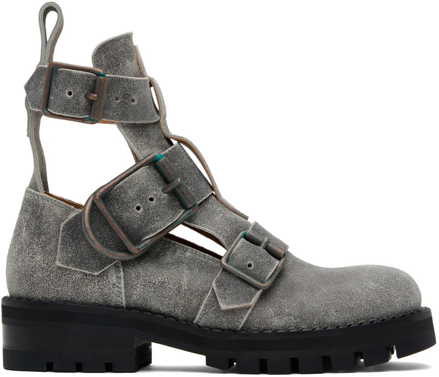 Vivienne Westwood Gray Rome Boots