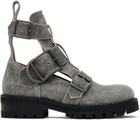 Vivienne Westwood Gray Rome Boots