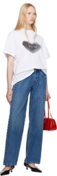 Sandy Liang Blue Updo Jeans