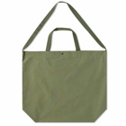 Engineered Garments Men's Carry-All Tote in Olive