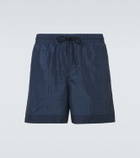 Gucci Interlocking G poplin swim trunks