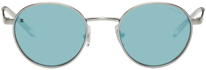 Photo: Zayn x Arnette Silver Zayn Edition 'The Professional' Sunglasses