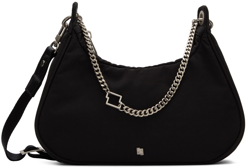 ADER error Black Tetris Chain Shoulder Bag ADER error
