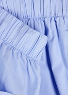 Tekla Unisex Poplin Pyjama Shorts Light Blue