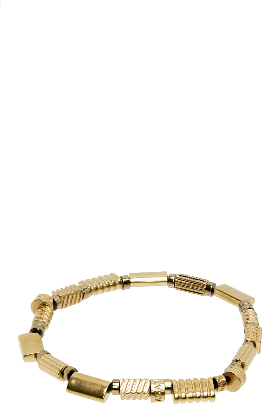 Ferragamo Gold Elasticized Bracelet Salvatore Ferragamo