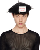 Charles Jeffrey LOVERBOY Black Spikey Beret