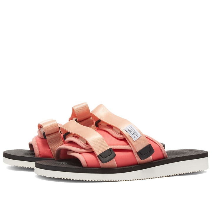 Photo: Suicoke Men's MOTO-CAB in Salmon/Black