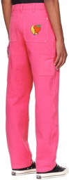 Sky High Farm Workwear Pink Workwear Trousers