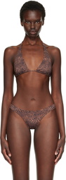 Fruity Booty Brown Shania Bikini Top